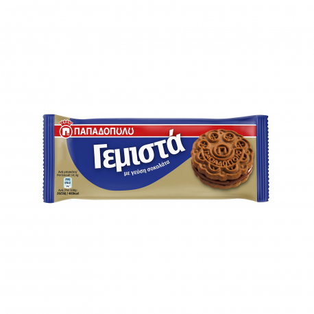 Παπαδοπούλου μπισκότα γεμιστά σοκολάτα (58g)
