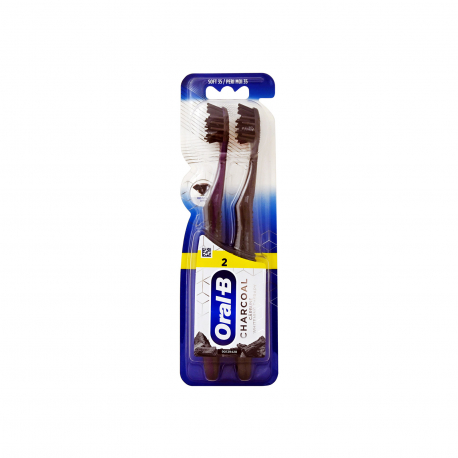 Oral- B οδοντόβουρτσα charcoal (2τεμ.)