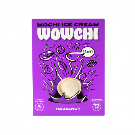 Mochi παγωτίνια wowchi hazelnut (174g)