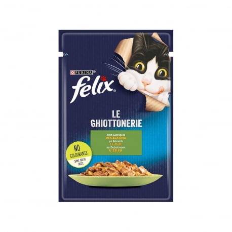 Felix τροφή γάτας με κουνέλι σε ζελέ (85g)