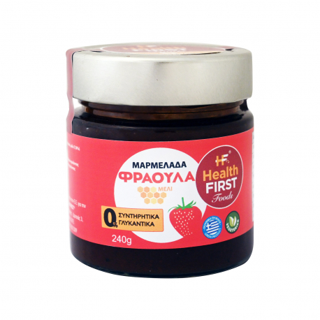 Health first μαρμελάδα φράουλα μέλι - (240g)