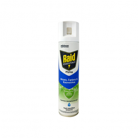 Raid spray εντομοκτόνο essentials flying (400ml)