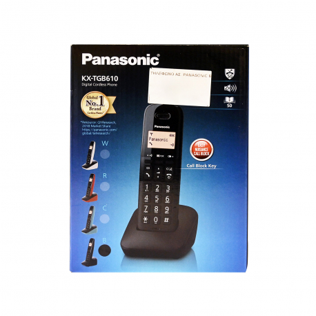 Panasonic τηλέφωνο ασύρματο X-TGB610JT μαύρο