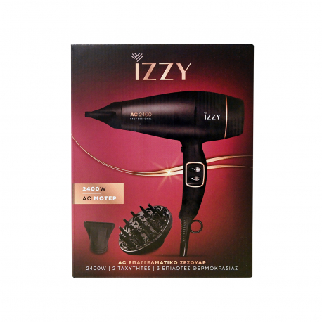 Izzy σεσουάρ μαλλιών professional AC2400 IZ-7204