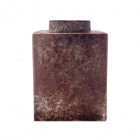 Salt & Pepper βάζο rusty cube 15,5X23