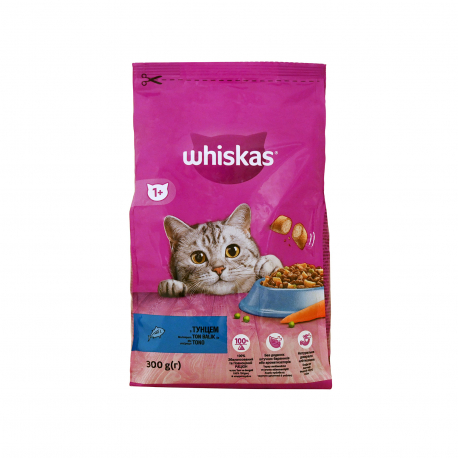 Whiskas τροφή γάτας adult με τόνο (300g)