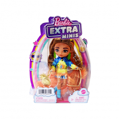 Mattel παιχνίδι κούκλα παιδική Barbie extra minis hgp62-0 3+ ετών