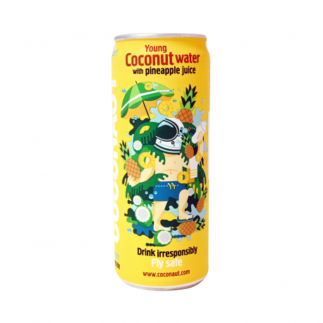 Coconaut νερό καρύδας με χυμό ανανά (320ml)