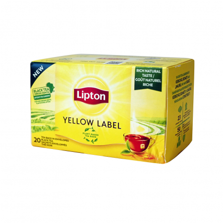 Lipton τσάι μαύρο yellow label (20φακ.)