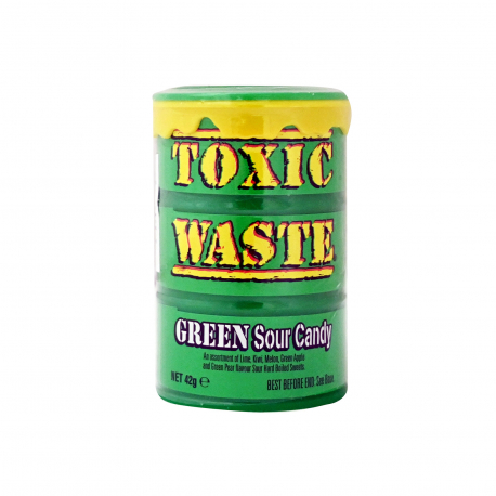 Toxic waste καραμελάκια ξινά σε γεύσεις λάιμ (42g)