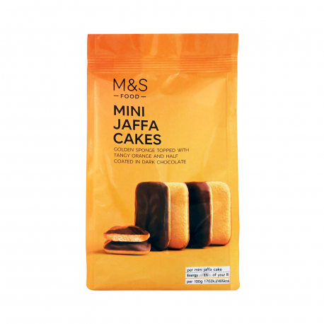 M&S food παντεσπάνι mini jaffa cakes (100g)