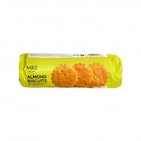 M&S food μπισκότα με κομμάτια αμυγδάλου (200g)