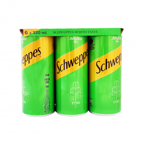 Schweppes αναψυκτικό mojito (6x330ml)
