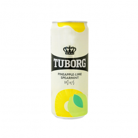 Tuborg αναψυκτικό pineapple - lime - spearmint (330ml)