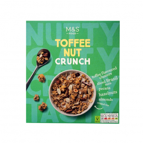 M&S food δημητριακά toffee nut crunch (500g)