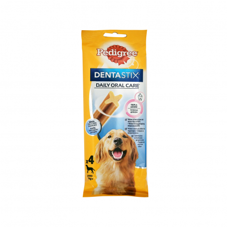 Pedigree τροφή σκύλου συμπληρωματική dentastix large (154g)