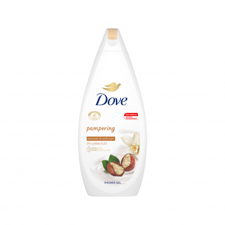 Dove αφρόλουτρο pampering shea butter (720ml)