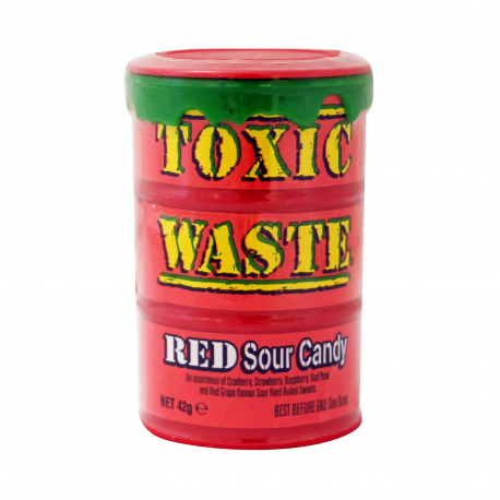 Toxic waste καραμέλες red sour (42g)