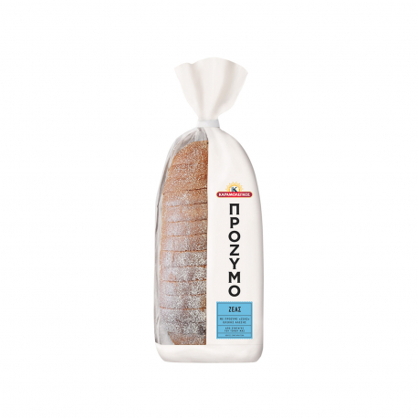 Καραμολέγκος ψωμί πρόζυμο ζέας σε φέτες (500g)