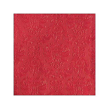 Ambiente χαρτοπετσέτες μεσαίες No. 13317577 elegance red - προϊόντα που μας ξεχωρίζουν 33X33εκ., 20 τεμάχια (120g)