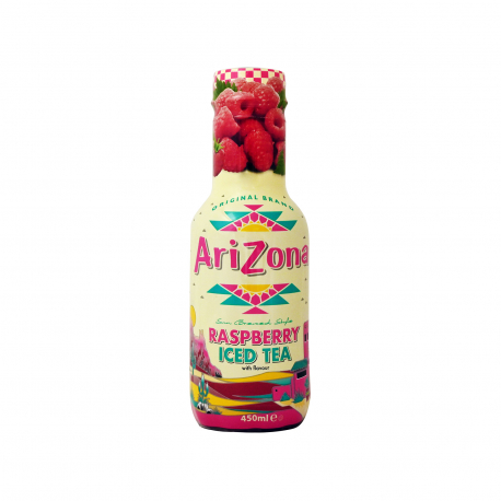 Arizona ρόφημα μαύρου τσαγιού iced tea raspberry - (450ml)