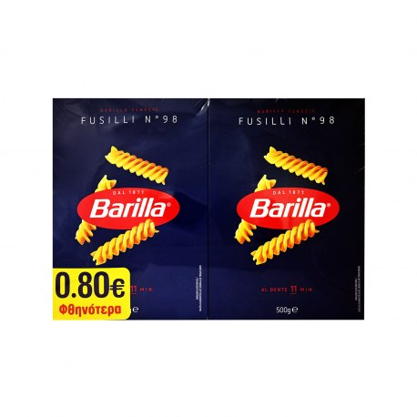 Barilla πάστα ζυμαρικών fusilli No. 98 (500g) (-0.8€)