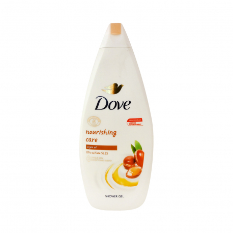 Dove αφρόλουτρο nourishing care argan oil (720ml)