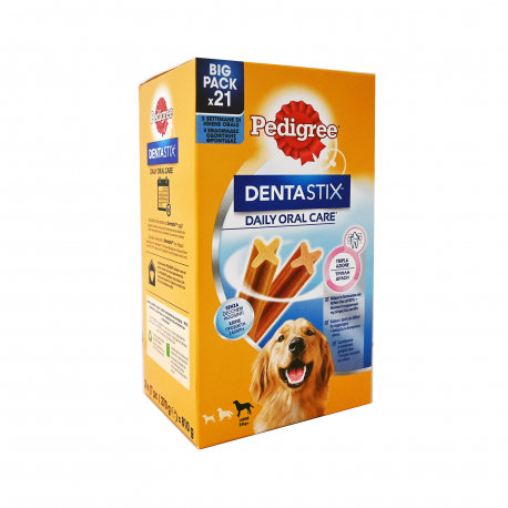Pedigree τροφή σκύλου συμπληρωματική dentastix daily oral care - large (270g)