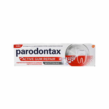 Parodontax οδοντόκρεμα λευκαντική active gum repair (75ml)