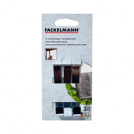 Fackelmann γάντζος πόρτας 61451 (3τεμ.)