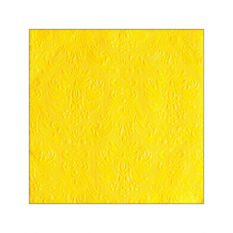 Ambiente χαρτοπετσέτες μεσαίες elegance No. 13311107 yellow - προϊόντα που μας ξεχωρίζουν 33X33εκ., 20 τεμάχια (115g)