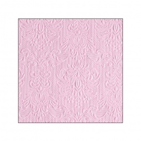Ambiente χαρτοπετσέτες μικρές elegance pink - προϊόντα που μας ξεχωρίζουν 25X25εκ., 15 τεμάχια (70g)