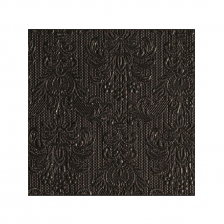 Ambiente χαρτοπετσέτες μικρές elegance No. 12504939 black - προϊόντα που μας ξεχωρίζουν 25X25 εκ., 15 τεμάχια (70g)