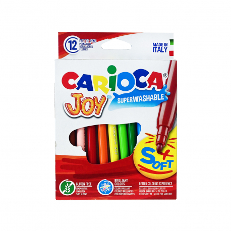 Carioca μαρκαδόρος joy 40614, 12 χρώματα