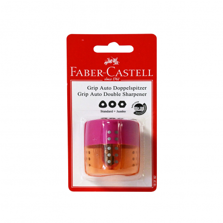 Faber castell ξύστρα διπλή 183182 ροζ