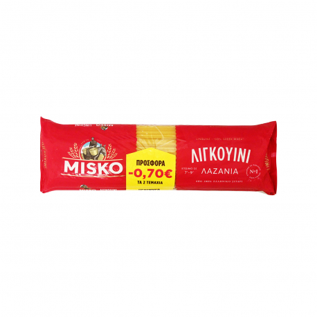 Misko πάστα ζυμαρικών λαζάνια λιγκουίνι (500g) (-0.7€)