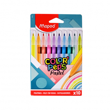 Maped μαρκαδόροι color peps pastel (10τεμ.)