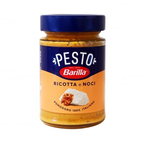 Barilla σάλτσα pesto με τυρί ρικότα & καρύδια - χωρίς γλουτένη (190g)