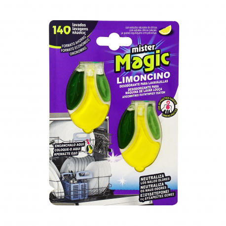 Mister magic υγρό αποσμητικό πλυντηρίου πιάτων limoncino (12ml)