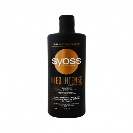 Syoss σαμπουάν μαλλιών oleo intense (440ml)