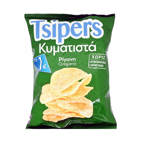 Tsipers τσιπς πατατάκια ρίγανη (80g)