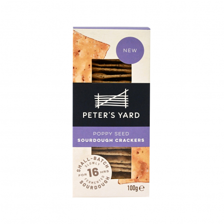 Peter's yard κράκερ sourdough poppy seed (100g)