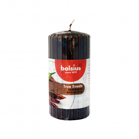 Bolsius κερί αρωματικό true scents 120/58 oud wood