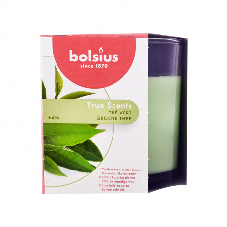Bolsius κερί αρωματικό true scents 95/95 green tea