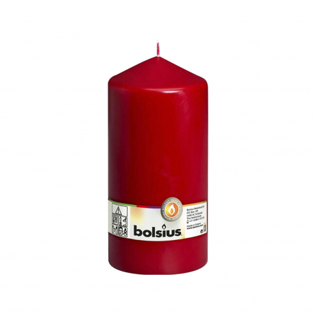 Bolsius κερί κυλινδρικό 200/98 red wine