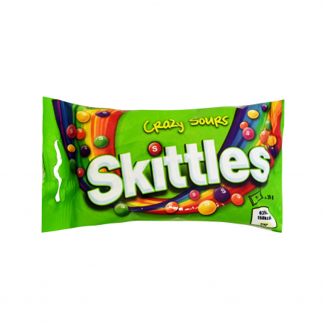Skittles καραμέλες crazy sours (38g)
