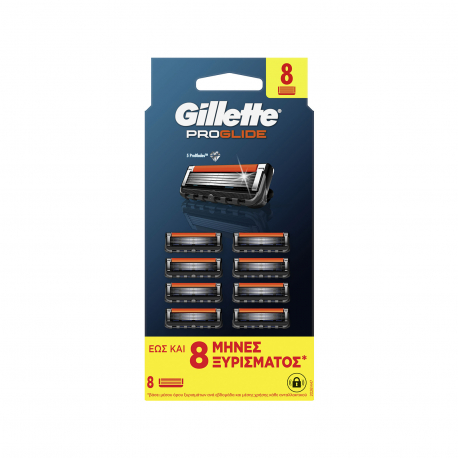 Gillette ανταλλακτικά ξυραφάκια proglide (8τεμ.)
