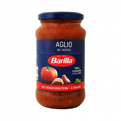 Barilla σάλτσα ντομάτας με σκόρδο (400g)