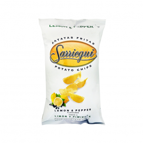 Sarriegui τσιπς πατατάκια lemon & pepper - χωρίς γλουτένη (125g)