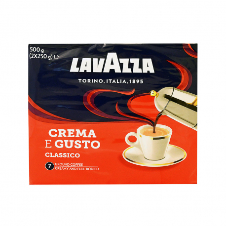 Lavazza καφές espresso crema e gusto classsico (2x250g)